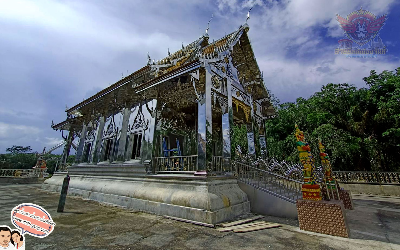 อันซีน วัดโบสถ์สแตนเลส Thai temple โบสถ์ทำจากสแตนเลส