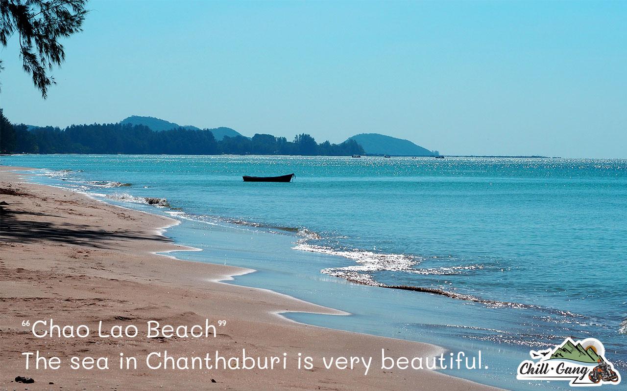 The sea in Chanthaburi Chao Lao Beach travel in Chanthaburi