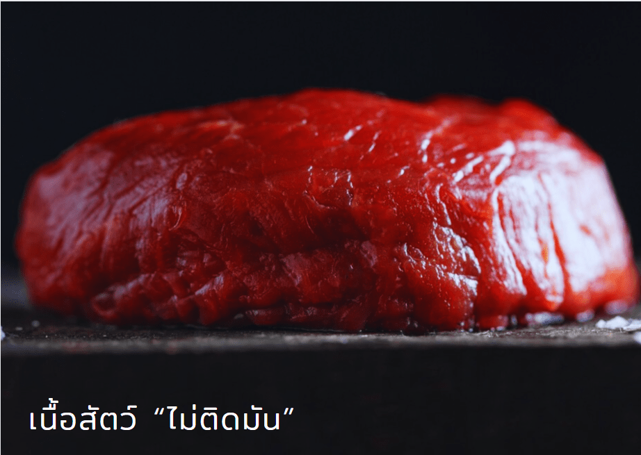 เนื้อสัตว์ไม่ติดมัน เนื้อสัตว์กินแล้วไม่อ้วน