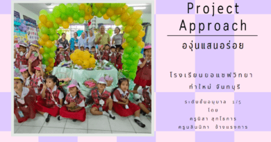 Project Approach เรื่ององุ่นแสนอร่อย 2567