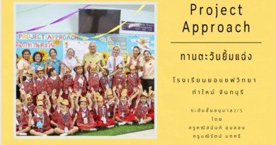 โครงการอนุบาล โครงงานอนุบาล โครงงานปฐมวัย โรงเรียนยอแซฟวิทยา