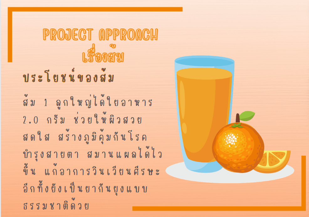 Project Approach อนุบาล