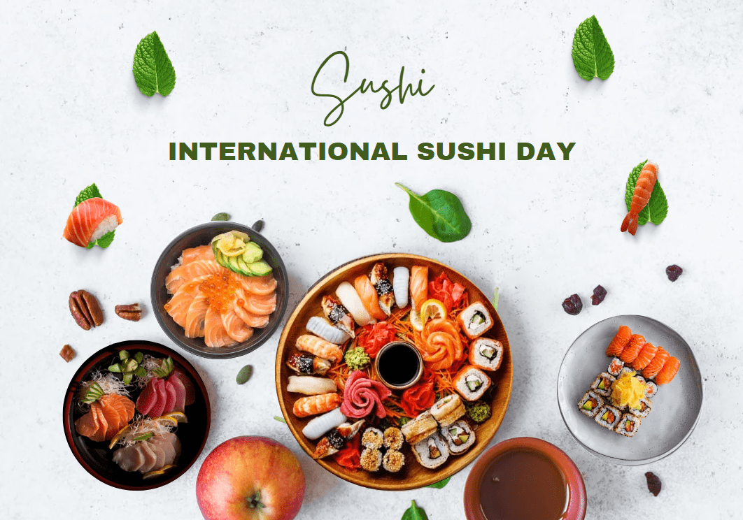 sushi japanese food วันซูชิสากล